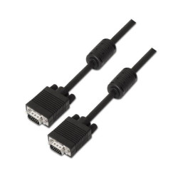 Cable svga aisens a113-0071/ vga macho - vga macho/ hasta 3w/ 10mbps/ 1.8m/ negro