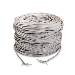 Bobina de cable rj45 utp aisens a133-0208 cat.5e/ 100m/ gris