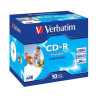 Cd-r verbatim azo imprimible 52x/ caja-10uds