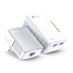 Adaptador powerline tplink wpa4221kit 600mbps/ alcance 300m/ pack de 2