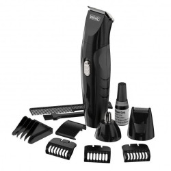 Recortadora wahl groomsman kit 9685-016/ con batería/ 11 accesorios