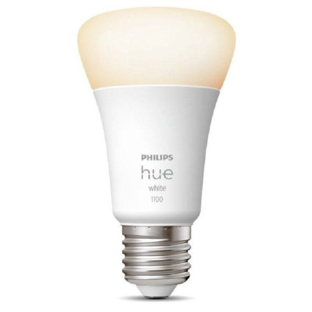 Bombilla led inteligente philips hue a60/ casquillo e27/ 9.5w/ 1100 lúmenes/ 2700k/ precisa philips hue bridge