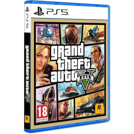 Juego para consola sony ps5 grand theft auto v