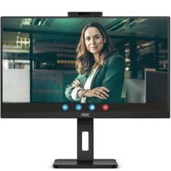 Monitor profesional aoc q27p3cw 27'/ qhd/ webcam/ multimedia/ negro