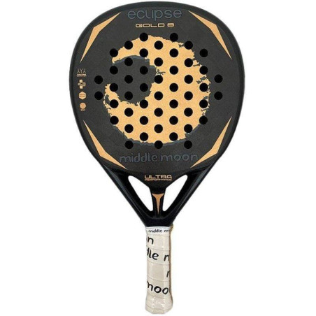 Pala de pádel middle moon eclipse 8 carbon gold 24k rugosa 2024