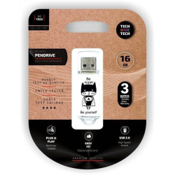 Pendrive 16gb tech one tech be super usb 2.0