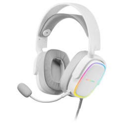 Auriculares gaming con micrófono mars gaming mhaw/ jack 3.5/ blancos