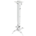 Soporte de techo para proyector tooq pj2012t-w/ inclinable/ hasta 20kg