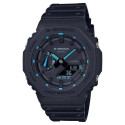 Reloj analógico y digital casio g-shock trend ga-2100-1a2er/ 49mm/ negro y azul