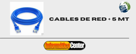 Cables de Red + 5 mt Conexiones de red a corta distancia-