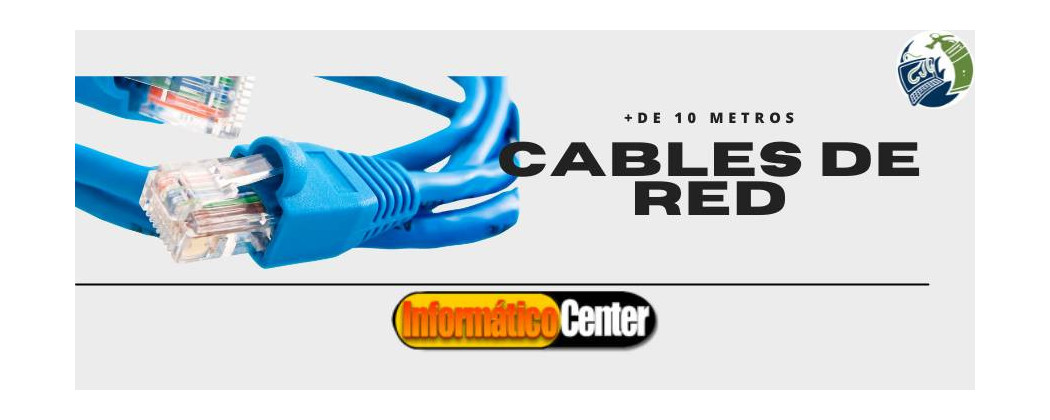 Cables de Red + 10 mt: Conexiones de red a larga distancia